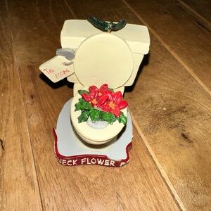Vintage To Mom Ornament Quirky Toilet Planter